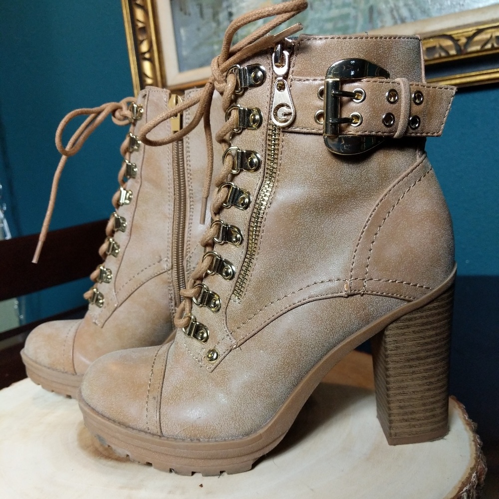 G by Guess Jimmy Heeled Boots - Buckle detail